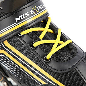 NILS EXTREME NH18190 2IN1 SKATES BLACK/ORANGE SIZE. L (39-43) WITH INTERCHANGEABLE HOCKEY SKATES