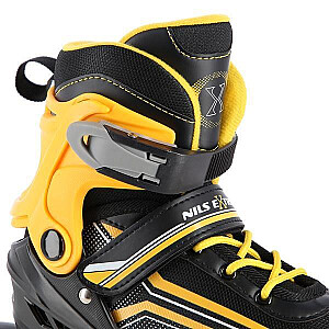 NILS EXTREME NH18190 2IN1 SKATES BLACK/ORANGE SIZE. L (39-43) WITH INTERCHANGEABLE HOCKEY SKATES