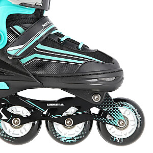 NILS EXTREME NH18190 2IN1 SKATES BLACK/BLUE SIZE. M (34-38)) WITH INTERCHANGEABLE HOCKEY SKATES