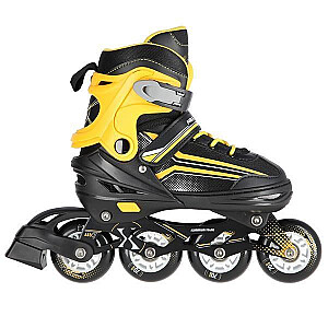 NILS EXTREME NH18190 2IN1 SKATES BLACK/ORANGE SIZE. M (34-38) WITH INTERCHANGEABLE HOCKEY SKATES