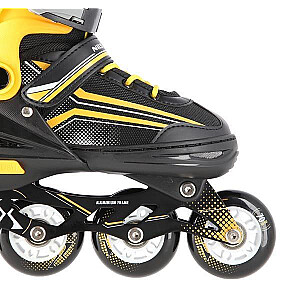 NILS EXTREME NH18190 2IN1 SKATES BLACK/ORANGE SIZE. M (34-38) WITH INTERCHANGEABLE HOCKEY SKATES