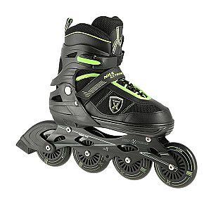 INLINE SKATES NILS EXTREME NA19088 BLACK-GREEN SIZE. S (31-34)