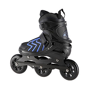 NILS EXTREME SKATES NA19318 BLACK AND BLUE SIZE S (31-34)