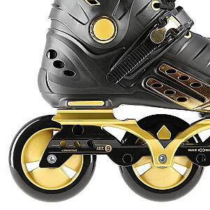 SLALOM SKATES NILS EXTREME NA20006 BLACK-GOLD SIZE. 37