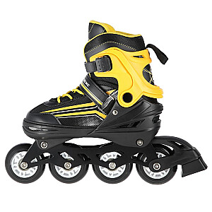 NILS EXTREME NH18190 2IN1 SKATES BLACK/ORANGE SIZE. S (29-33) WITH INTERCHANGEABLE HOCKEY SKATES