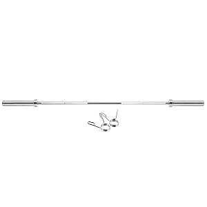 GOP200 (+CLAMPS) OLYMPIC STRAIGHT BAR 16.2KG 2000MM HMS