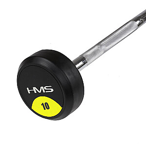 GSL-10 BARBELL/BROKEN BAR RUBBERIZED 10 KG HMS