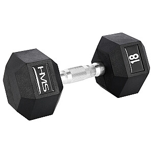 HEX PRO BLACK 18 KG DUMBBELL HMS