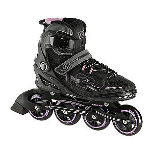 NA9157 BLACK AND PURPLE SIZE M. 44 NILS EXTREME INLINE SKATES