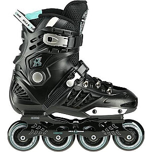 NA20001 BLACK SIZE 42 NILS EXTREME SLALOM INLINE SKATES