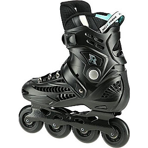 NA20001 BLACK SIZE 42 NILS EXTREME SLALOM INLINE SKATES