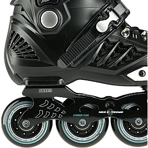 NA20001 BLACK SIZE 42 NILS EXTREME SLALOM INLINE SKATES