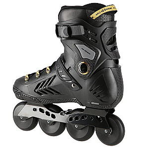 NA20002 BLACK AND GOLD SIZE M. 41 NILS EXTREME SLALOM INLINE SKATES