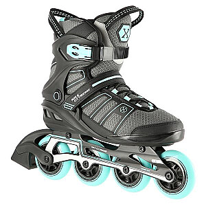 NA14217 BLACK AND MINT SIZE M. 40 NILS EXTREME INLINE SKATES