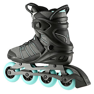 NA14217 BLACK AND MINT SIZE M. 40 NILS EXTREME INLINE SKATES