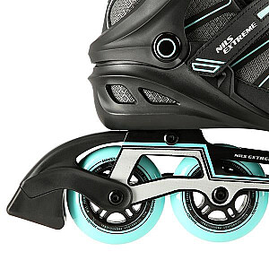 NA14217 BLACK AND MINT SIZE M. 40 NILS EXTREME INLINE SKATES