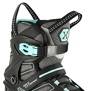 NA14217 BLACK AND MINT SIZE M. 40 NILS EXTREME INLINE SKATES