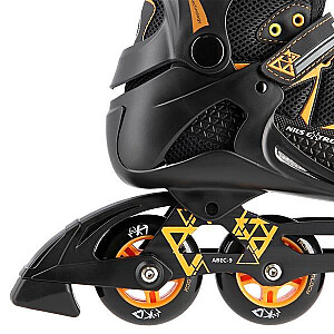 NA9022 BLACK/ORANGE SIZE 42 NILS EXTREME INLINE SKATES