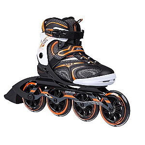 NA1060S BLACK AND ORANGE SIZE M. 39 NILS EXTREME INLINE SKATES