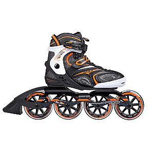 NA1060S BLACK AND ORANGE SIZE M. 39 NILS EXTREME INLINE SKATES