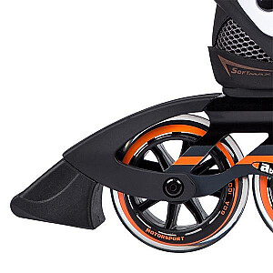 NA1060S BLACK AND ORANGE SIZE M. 39 NILS EXTREME INLINE SKATES