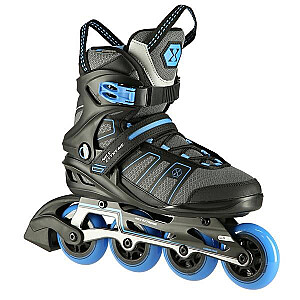 NA14217 BLACK AND BLUE SIZE M. 44 NILS EXTREME INLINE SKATES