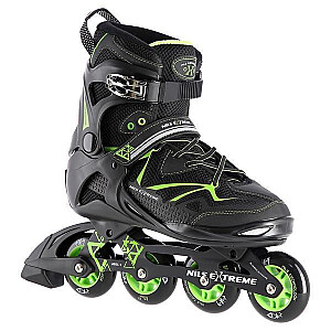 NA9022 BLACK/GREEN SIZE 40 NILS EXTREME INLINE SKATES