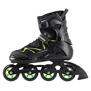 NA9022 BLACK/GREEN SIZE 40 NILS EXTREME INLINE SKATES