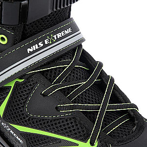 NA9022 BLACK/GREEN SIZE 40 NILS EXTREME INLINE SKATES