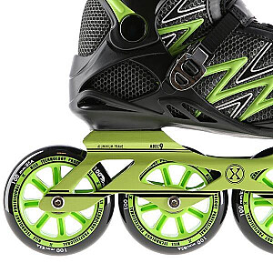 NA8660 GREEN SIZE M. 38 NILS EXTREME INLINE SKATES