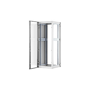 Floor-standing network cabinet Hyper 19" 32U rack 600x600, door front glass, grey, 600kg