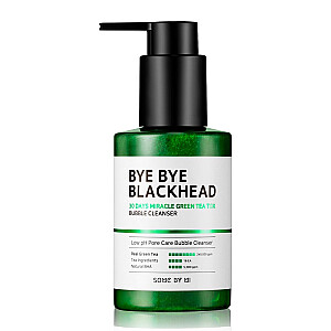 SOME BY MI Bye Bye Blackhead 30 Days Miracle Green Tea Tox Bubble Cleanser tīrīšanas putas sejai 120 ml