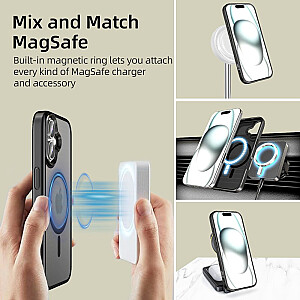 TECH-PROTECT MAGMAT MAGSAFE IPHONE 16 MATĒTS MELNS