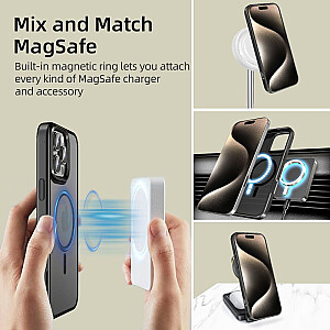 TECH-PROTECT MAGSAFE IPHONE 16 PRO MAX MATĒTS MELNS