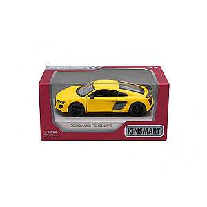 Metāla auto modelis 2020 Audi R8 Coupe 1:36 kastē KT5422W