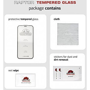 Swissten Raptor Diamond Ultra Full Face Tempered Glass Aizsargstikls Priekš Apple iPhone 16 Pro