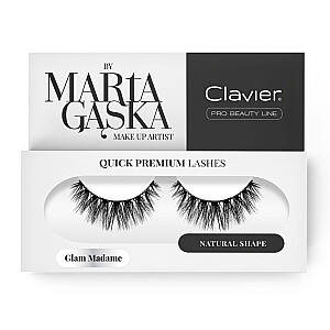 CLAVIER Quick Premium Lashes Glam Madame 829 mākslīgās skropstas