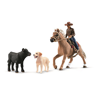 Schleich Farm World rietumu lugas figūra.