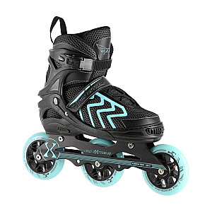 INLINE SKATES NILS EXTREME NA19318 BLACK-TURQUOISE SIZE. L (39-42)