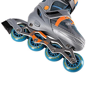 INLINE SKATES NILS EXTREME NJ1828 A GREY-ORANGE  SIZE. L (39-42)