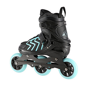 INLINE SKATES NILS EXTREME NA19318 BLACK-TURQUOISE SIZE. M (35-38)