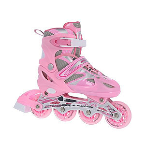 NILS EXTREME NH18366A 2IN1 SKATES PINK SIZE.  L (39-42) WITH INTERCHANGEABLE HOCKEY SKATES