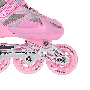 NILS EXTREME NH18366A 2IN1 SKATES PINK SIZE.  L (39-42) WITH INTERCHANGEABLE HOCKEY SKATES