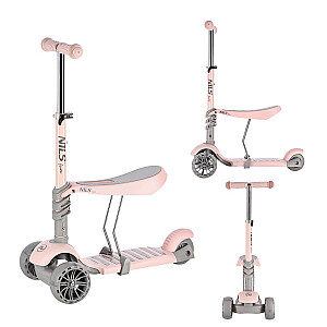 NILS FUN HLB808 2-in-1 PINK children's scooter