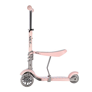 NILS FUN HLB808 2-in-1 PINK children's scooter