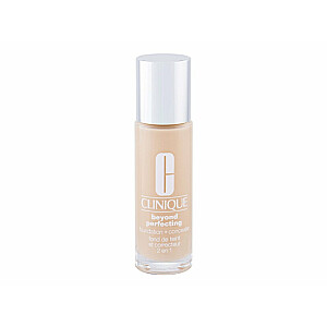 CLINIQUE Beyond Perfecting Foundation + Concealer Labai dengiantis makiažo pagrindas ir maskuoklis viename buteliuke 0,5 Breeze 30 ml