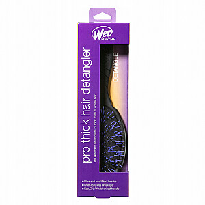 WET BRUSH Thick Hair Pro Detangler, melns