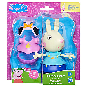 PEPPA PIG Rotaļu komplekts Cūciņa Pepa un draugi, pārģērbjama figūriņa, 15 cm