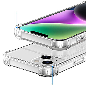 Fusion anti shock 1.5 mm silikona maciņš Apple iPhone 16 caurspīdīgs