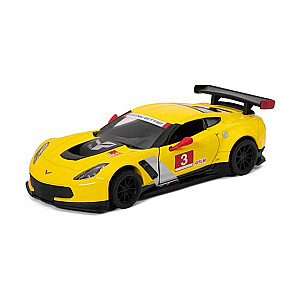 Metāla auto modelis 2016 Corvette C7.R Race Car 1:36 kastē KT5397W